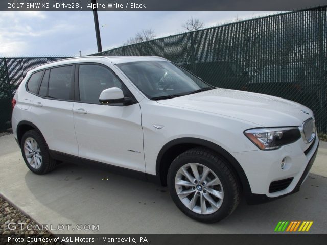 2017 BMW X3 xDrive28i in Alpine White