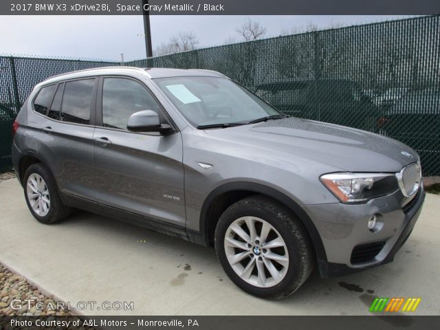 2017 BMW X3 xDrive28i in Space Gray Metallic