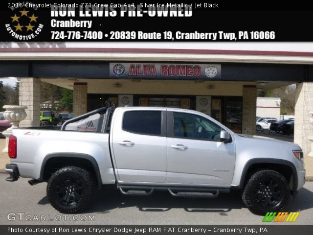 2016 Chevrolet Colorado Z71 Crew Cab 4x4 in Silver Ice Metallic