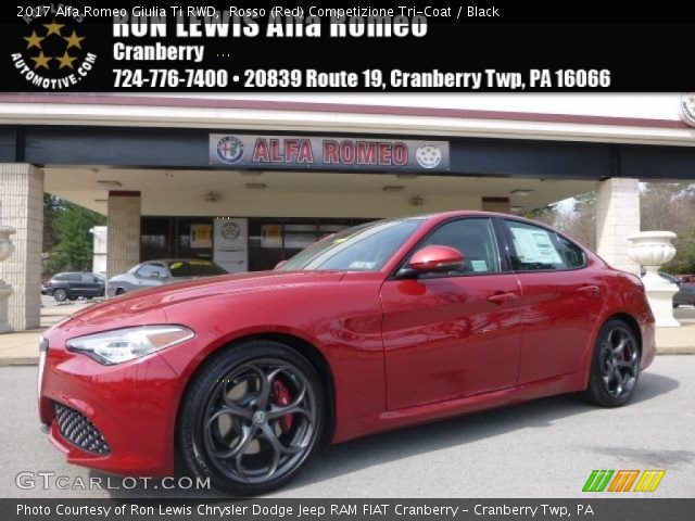 2017 Alfa Romeo Giulia Ti RWD in Rosso (Red) Competizione Tri-Coat