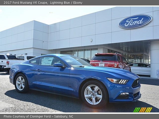 2017 Ford Mustang V6 Coupe in Lightning Blue