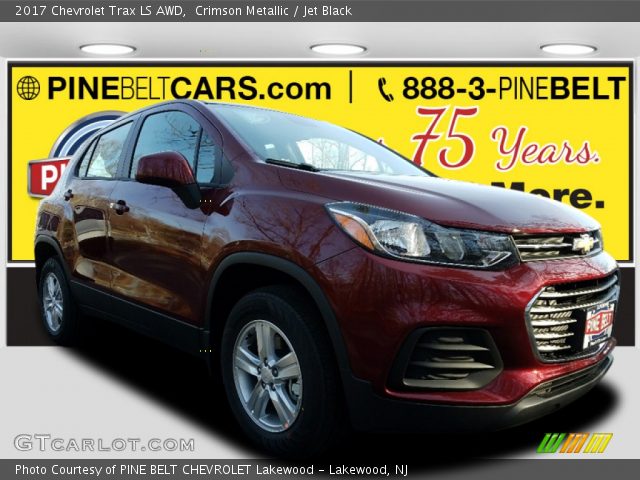 2017 Chevrolet Trax LS AWD in Crimson Metallic