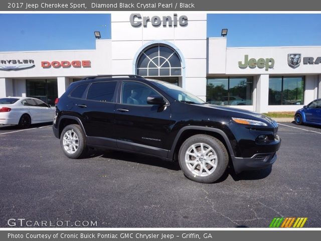 2017 Jeep Cherokee Sport in Diamond Black Crystal Pearl