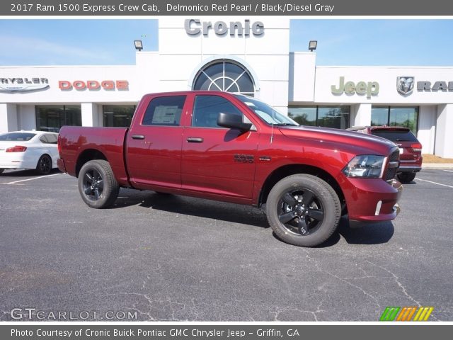 2017 Ram 1500 Express Crew Cab in Delmonico Red Pearl