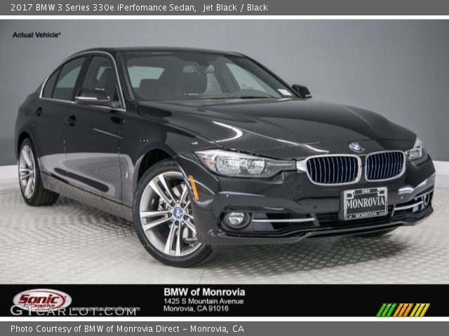 2017 BMW 3 Series 330e iPerfomance Sedan in Jet Black