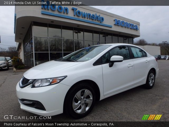 2014 Honda Civic LX Sedan in Taffeta White