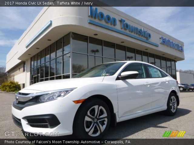 2017 Honda Civic LX Sedan in Taffeta White