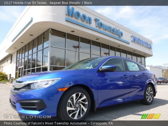 2017 Honda Civic EX Sedan in Aegean Blue Metallic