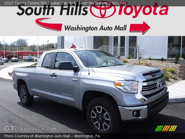2017 Toyota Tundra SR5 Double Cab 4x4 in Silver Sky Metallic