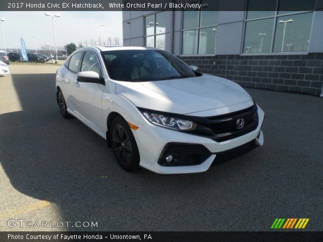 2017 Honda Civic EX Hatchback in White Orchid Pearl