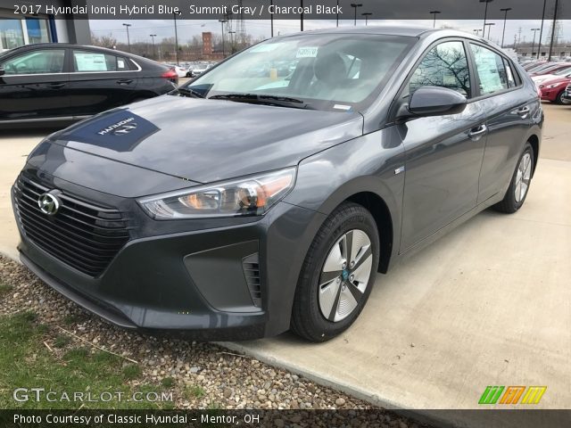 2017 Hyundai Ioniq Hybrid Blue in Summit Gray