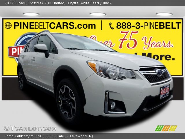 2017 Subaru Crosstrek 2.0i Limited in Crystal White Pearl
