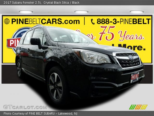 2017 Subaru Forester 2.5i in Crystal Black Silica