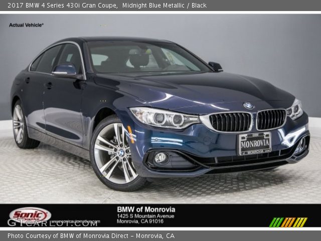 2017 BMW 4 Series 430i Gran Coupe in Midnight Blue Metallic