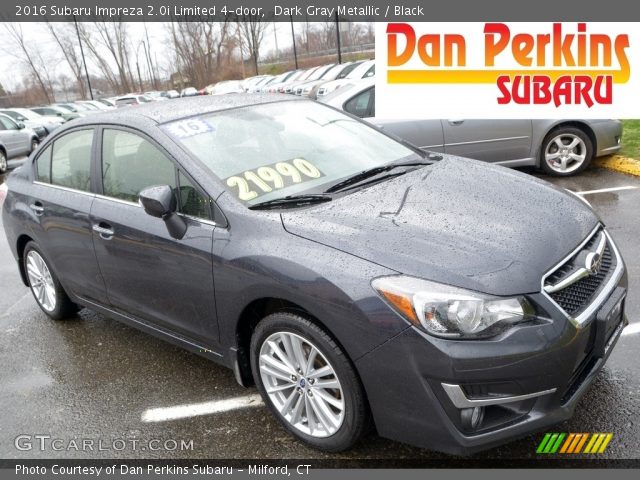 2016 Subaru Impreza 2.0i Limited 4-door in Dark Gray Metallic