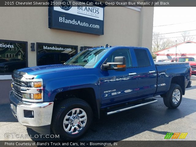 2015 Chevrolet Silverado 2500HD LT Double Cab 4x4 in Deep Ocean Blue Metallic