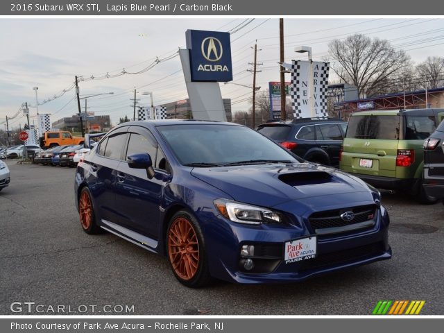 2016 Subaru WRX STI in Lapis Blue Pearl