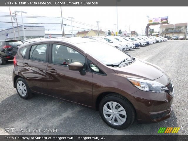 2017 Nissan Versa Note SV in Cocoa Embers