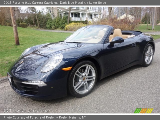 2015 Porsche 911 Carrera Cabriolet in Dark Blue Metallic