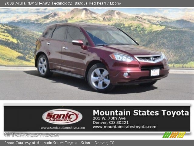 2009 Acura RDX SH-AWD Technology in Basque Red Pearl