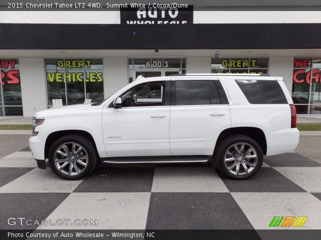 2015 Chevrolet Tahoe LTZ 4WD in Summit White