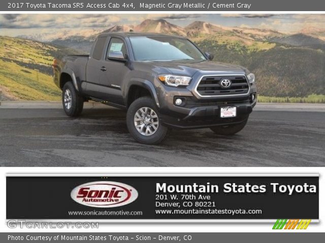 2017 Toyota Tacoma SR5 Access Cab 4x4 in Magnetic Gray Metallic