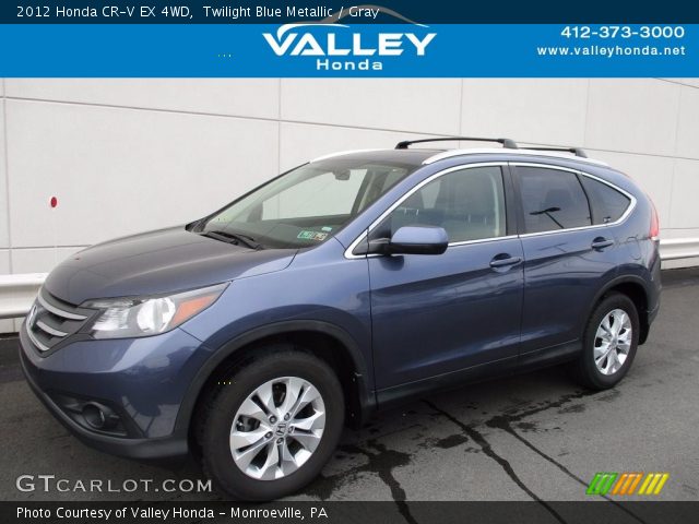 2012 Honda CR-V EX 4WD in Twilight Blue Metallic