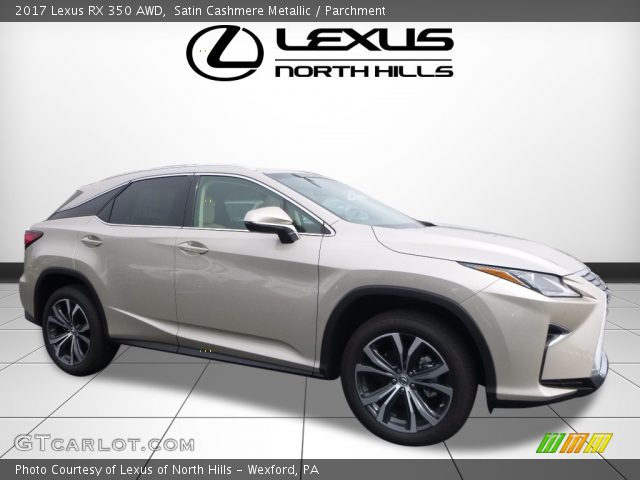 2017 Lexus RX 350 AWD in Satin Cashmere Metallic