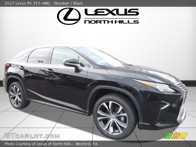 2017 Lexus RX 350 AWD in Obsidian