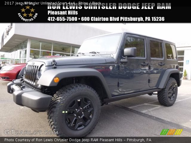 2017 Jeep Wrangler Unlimited Sport 4x4 in Rhino