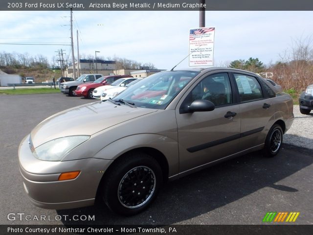 2003 Ford Focus LX Sedan in Arizona Beige Metallic