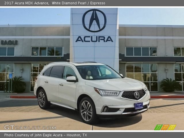 2017 Acura MDX Advance in White Diamond Pearl