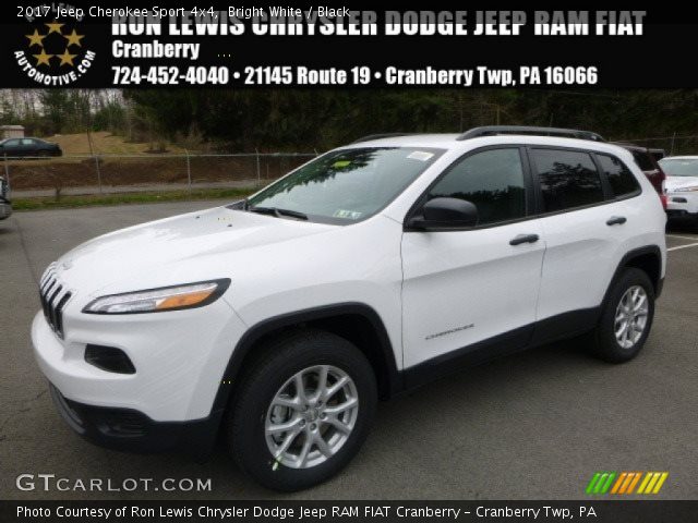 2017 Jeep Cherokee Sport 4x4 in Bright White
