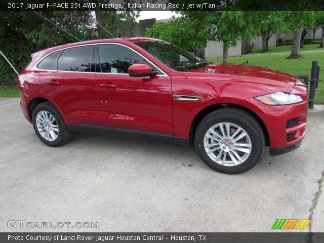 2017 Jaguar F-PACE 35t AWD Prestige in Italian Racing Red