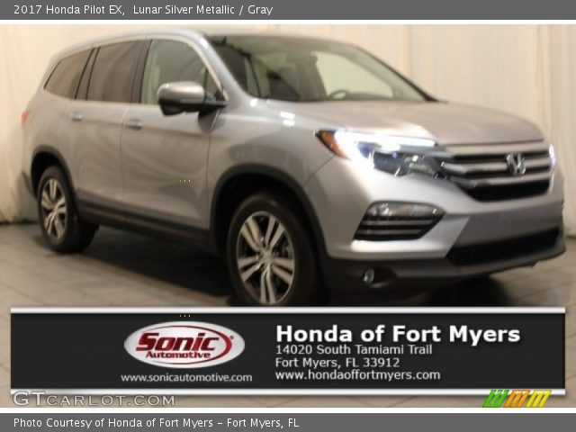 2017 Honda Pilot EX in Lunar Silver Metallic