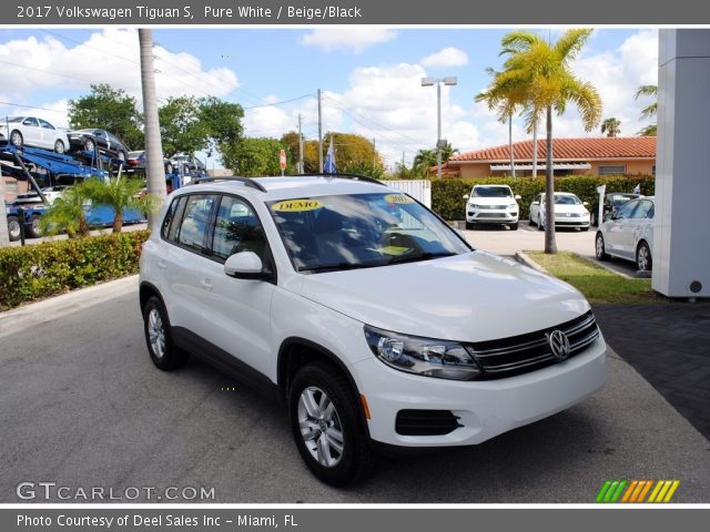 2017 Volkswagen Tiguan S in Pure White