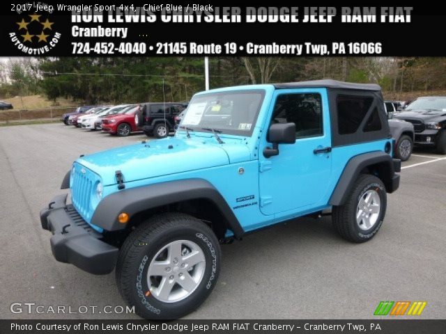 2017 Jeep Wrangler Sport 4x4 in Chief Blue