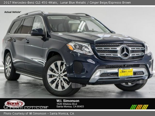 2017 Mercedes-Benz GLS 450 4Matic in Lunar Blue Metallic