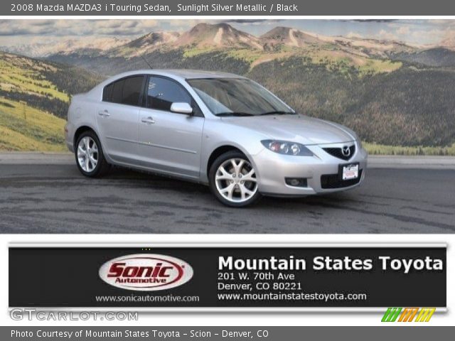 2008 Mazda MAZDA3 i Touring Sedan in Sunlight Silver Metallic