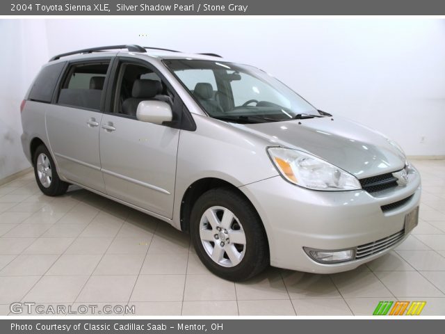 2004 Toyota Sienna XLE in Silver Shadow Pearl