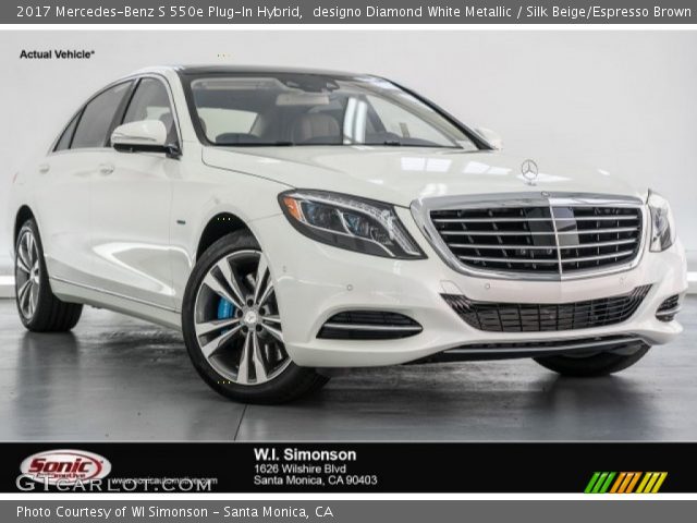 2017 Mercedes-Benz S 550e Plug-In Hybrid in designo Diamond White Metallic