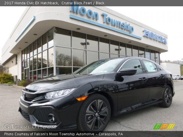 2017 Honda Civic EX Hatchback in Crystal Black Pearl