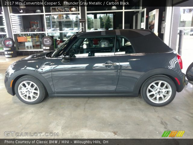 2017 Mini Convertible Cooper S in Thunder Gray Metallic