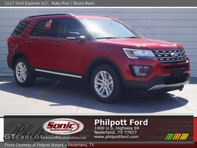 2017 Ford Explorer XLT in Ruby Red