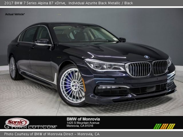 2017 BMW 7 Series Alpina B7 xDrive in Individual Azurite Black Metallic