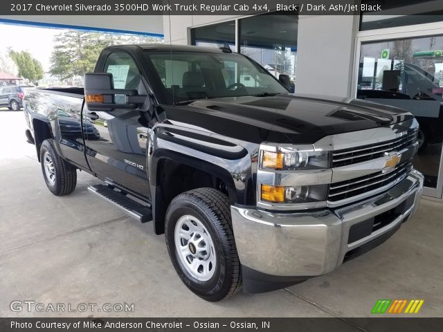 2017 Chevrolet Silverado 3500HD Work Truck Regular Cab 4x4 in Black
