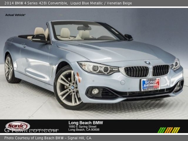 2014 BMW 4 Series 428i Convertible in Liquid Blue Metallic
