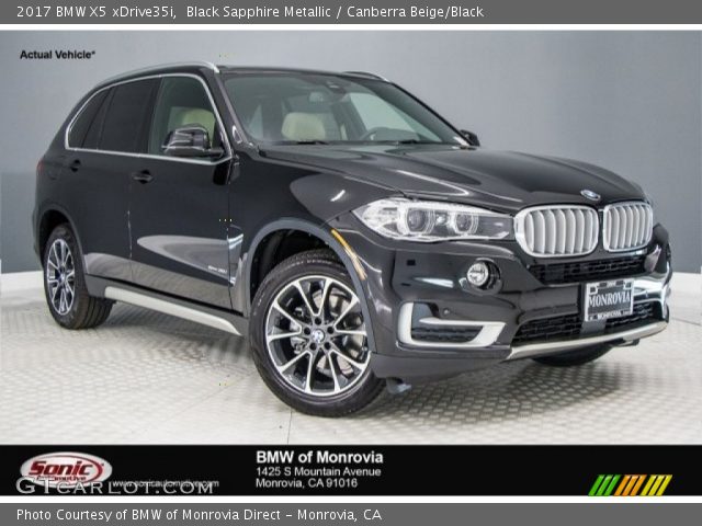 2017 BMW X5 xDrive35i in Black Sapphire Metallic