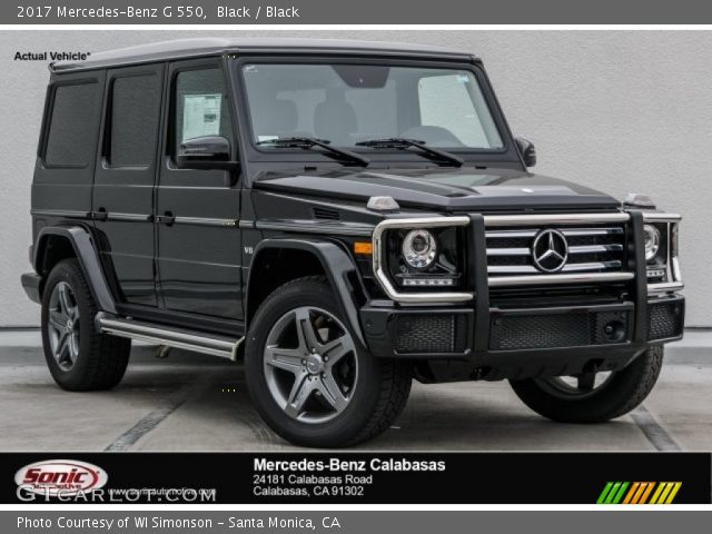 2017 Mercedes-Benz G 550 in Black