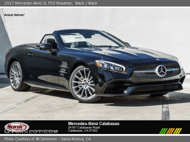 2017 Mercedes-Benz SL 550 Roadster in Black